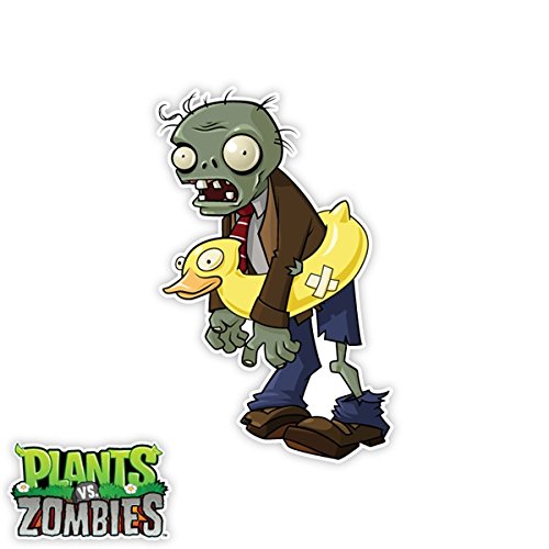Plants vs. Zombies Wall Decals: Duck Zombie (7.5 in x 12 in)
