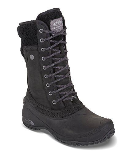 The North Face Womens Shellista II Mid Boot - TNF Black/Plum Kitten Grey - 9