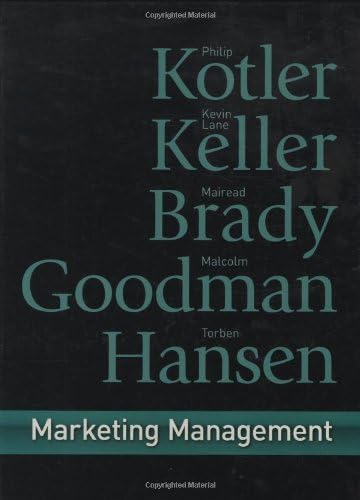 Marketing Management: First European Edition