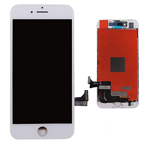 TOPrepair Replacement Screen for iPhone 8 Plus White 5.5'' LCD Glass Display 3D Touch Digitizer with Repair Tools Kit Screws and Protector Waterproof Repair Adhesive Glue(for iPhone 8 Plus White) - Thumbnail 2