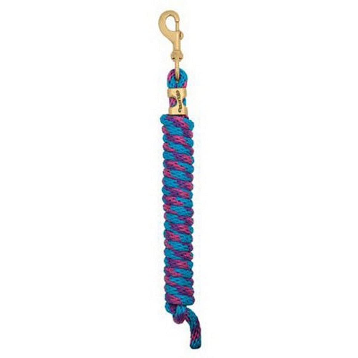 Weaver Leather Poly Lead Rope, Hurricane Blue/Pink Fusion/Purple Jazz, 10 foot