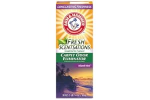 CDC3320011535 Arm & Hammer 3320011535 Fresh Scentsations Carpet Odor Eliminator Island Mist 30 oz Box 6/Carton