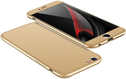 Xeber iPhone 5 SE Hybird Hard Case 3 In 1 Ultra Light Premium For Apple iPhone 5S (iPhone 5 5S SE, Gold)