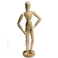 The Art Shop Skipton Wooden Artists Manikin / Mannequin 12"