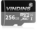 VINDINS 256GB Micro SD Card, SDXC Card High Speed Class 10 with Free SD Adapter