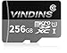 VINDINS 256GB Micro SD Card, SDXC Card High Speed Class 10 with Free SD Adapter