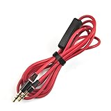 Replacement Headphone Red Cable/cord/wire for Dr. Dre Headphones Monster Solo Beats Studio