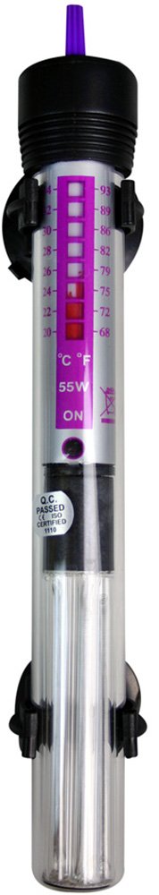 Aqua One Glass Heater, 22 cm, 55 W