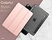 Dadanism iPad 9.7 2018 Case 6th Generation/iPad 9.7 2017 Case 5th Generation, [Flexible TPU Translucent Soft Back] Ultra Slim Lightweight Trifold Stand Smart Cover with Auto Sleep/Wake, Rose Gold...