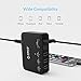 ORICO 40W 5-Port Desktop USB Charger Multi-Port Charging Station for iPhone 7 / 7 plus, iPad Air 2 / mini 3, Samsung Galaxy S6 Edge / Note 5, HTC M9, Nexus and More - Black