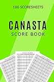 Canasta Score Book: A5 Score Book with 100 score