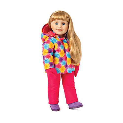 Maplelea Winter Wonder - Snowsuit with Jacket, Snow Pants, Mitts and Snow Boots with for 18 Inch Dolls - Thumbnail 7