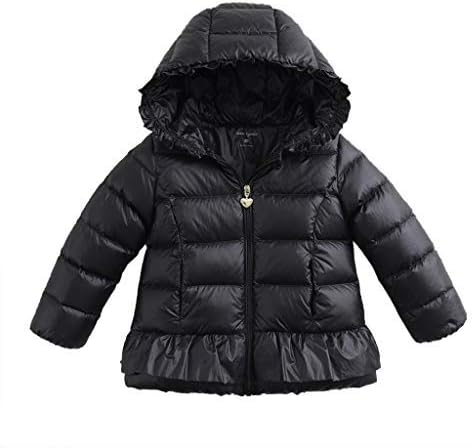 girls black smart coat