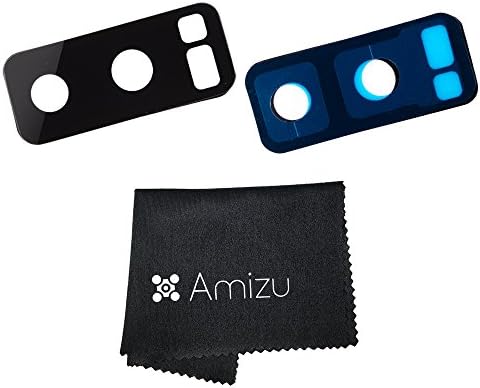 Amizu Rear Back Camera Glass Lens Cover Replacement Part w/Adhesive Preinstalled for Samsung Galaxy Note 8 + Amizu Cloth
