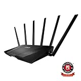 ASUS AC3200 Tri-Band Gigabit WiFi Router, AiProtection Lifetime Security by Trend Micro, Adaptive QoS, Parental Control (RT-AC3200)