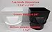 Downspout to Drain Pipe Tile Adapter (Black) 3 inch x 4 inch downspout to 4 inch Round Drain Pipe