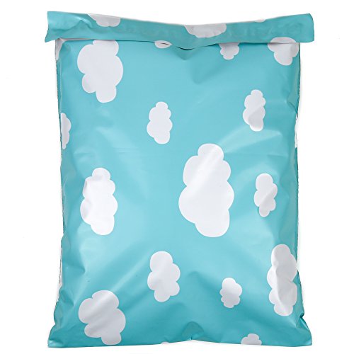 Poly Mailers 10x13 - Clouds Print - Writable Surface: No Label Required – Unpadded Shipping Envelopes – 100 Pack - Thumbnail 7