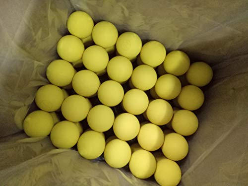 Gladiator Lacrosse CASE of 120 Official Lacrosse Game Balls – Yellow – Meets NOCSAE Standards, SEI Certified