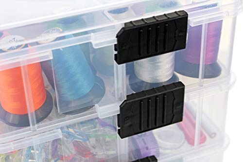 image for Bins & Things Stackable Storage Containers with 30 Adjustable Compartm