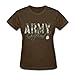 Army Girlfriend Camo With Dog Tags Women's T-Shirt by Spreadshirt