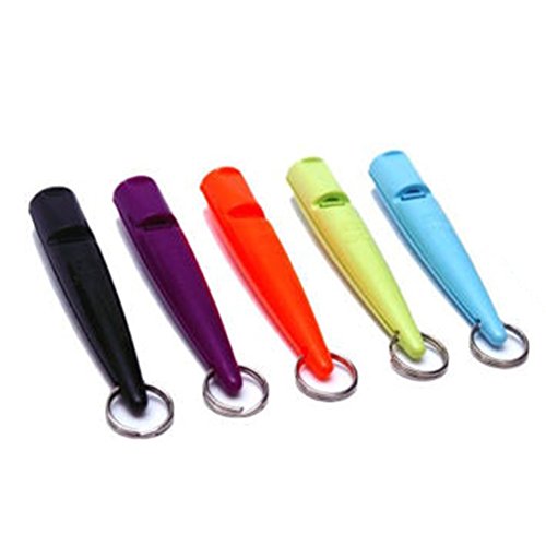 GEZICHTA Plastic Pet Dogs Interactive Training Whistle Ultrasonic Dogs Stop Bark Flutes Puppy Eating Pee Guiding Tool(8cm,Light Blue)