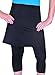 Kosher Casual Women's Modest Mid Thigh Length Exercise & Swim Skirt With Leggings