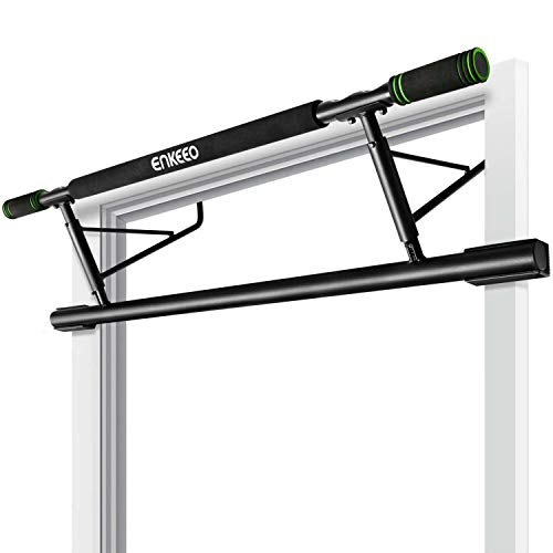 ENKEEO Doorway Pull-Up Bar Fitness Chin-Up Frame for Home Gy