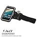 J&D Armband Compatible for Google Nexus 5X Armband, Sports Armband with Key Holder Slot for Nexus 5X Running Armband, Perfect Earphone Connection While Workout Running, Black