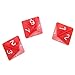 MonkeyJack 10pcs 8 Sided Dice D8 Polyhedral Dice for Dungeons and Dragons Red