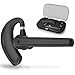 Bluetooth Headset Wireless Earpiece for Cellphones - Ear Piece Hands Free Earbuds Headphone w/Mic, Noise Cancelling for iPhone/Samsung Cellphone Driving DAROMAX B1c