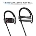 Bluetooth Earbuds, Waterproof Wireless Headphones w/ Mic, In-Ear Buds for Running Sport Workout, Compatible w/ iPhone Samsung Cell Phones, 12Hrs Play, Noise Cancelling, Sweatproof Headsets-AKIZAN M2