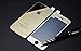 9 Tribals Iphone 5 (iphone 5S iphone 5C) Screen Protector, Front+back Mirror Tempered Glass Film Screen Protector Cover for Iphone 5 Iphone 5S Iphone 5C [2-pack][crystal Clear] (Gold)