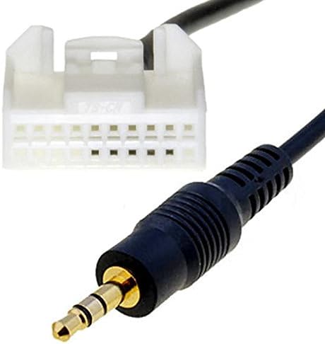 Aux In Adaptor Radio Navi 8 Pin 3.5 mm Audio Jack Smartphone Cable