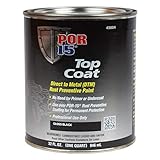 POR-15 45804 Top Coat Gloss Black Paint, 32. Fluid_Ounces