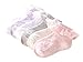 CHUNG Toddler Baby Girls Princess Lace Dress Socks Pack of 5/6 Satin Ruffles, 6pk, 3-5Y