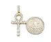 Fashion 21 Micro Pave Egyptian Ankh Cross Pendant 24