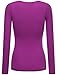 FPT Womens Long Sleeve V-Neck Henley Top (S-3XL)