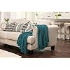 Chanasya-Textured-Knitted-Super-Soft-Throw-Blanket-with-Tassels-Warm-Cozy-Lightweight-Fluffy-Woven-Blanket-for-Bed-Sofa-Chair-Couch-Cover-Living-Bed-Room-Acrylic-Throw-Blanket-50x65-Inches-Teal Chanasya Textured Knitted Super Soft Throw Blanket with Tassels Warm Cozy Lightweight Fluffy Woven Blanket for Bed Sofa…