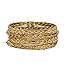 CHAUHAN COLLECTION Indian Bollywood Gold Plated 4 Party Wear Bangle Set
