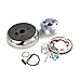3-Hole Polished Hub Adapter Installation Kit For Aftermarket Steering Wheels