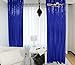 ShinyBeauty Sequin Curtains 2 Panels 2FTx8FT Royal Blue Glitter Backdrop Royal Blue Sequin Photo Backdrop Backdrop Curtains M1120