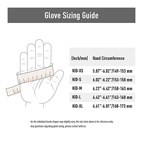 image for Vgo... 2Pairs Age 5-6 Kids Half-Finger Breathable Skateboarding Gloves