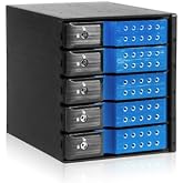 iStarUSA Group 3x5.25 to 5x3.5 Trayless (BPN-DE350SS-BLUE)