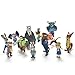 12 Zootopia Figurines In Jumbo Toy Filled Glitter Easter Egg - Featuring Judy Hopps, Nick Wilde, and Other Zootopia Figurines - Easy To Open, Tough To Break - Awesome For Kids Parties And Egg Hunts