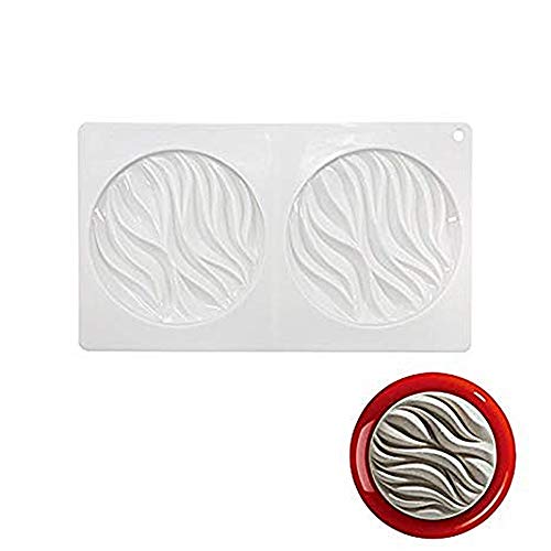 Wewin Silicone Decorating Tool 3D Wave Shape Cake Mold for Fondant Chocolate Mousse Cakes Mould Sugar Baking Tools Moulds