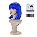 H&N Hair Colorful Blue Costume Wigs for Women 13