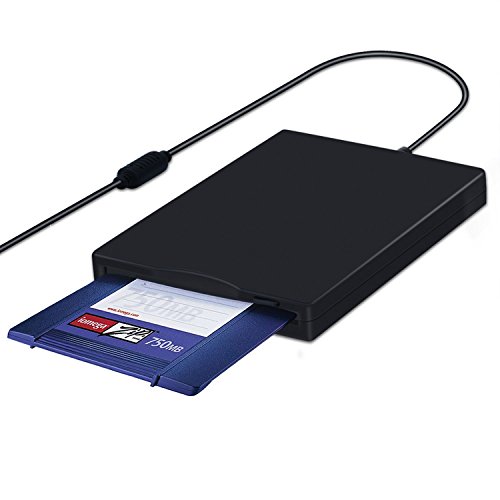 MthsTec USB 2.0 External Floppy Disk Drive Portable Reader for Laptop PC MAC Windows 10 Windows 8 7 VISTA/XP - Thumbnail 2