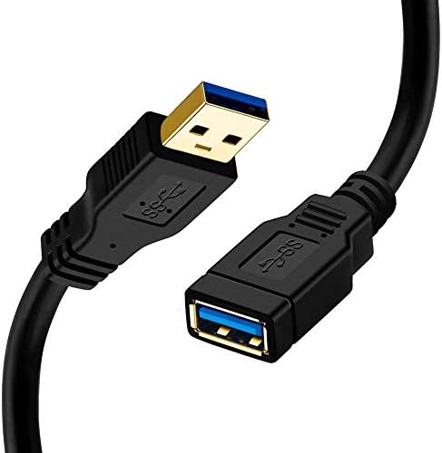 20 ft USB 3.0 Extension Cable, ShineKee 20 Feet USB 3.0 High Speed Extender Cord Type A Male to A Female for Playstation, Xbox, USB Flash Drive, Card Reader, Hard Drive,Keyboard, Printer, Scanner