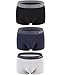 KAYIZU Men's Underwear Super Soft Cotton Low Rise Trunks Medium (3-Pack)