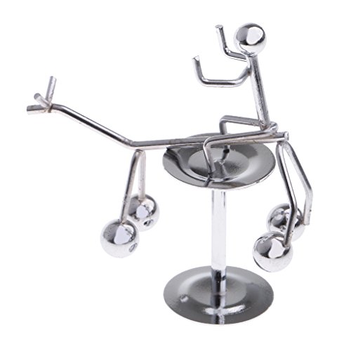image for MonkeyJack Metal Craft Perpetual Balance Art Motion Toy Figurine Stain